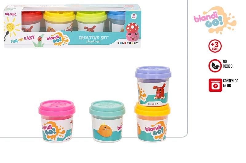 [147148] Plastilina Creativa 55 GRS 4 UDS