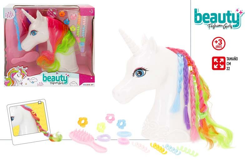 [147179] Busto Unicornio 22 CM con Accesorios