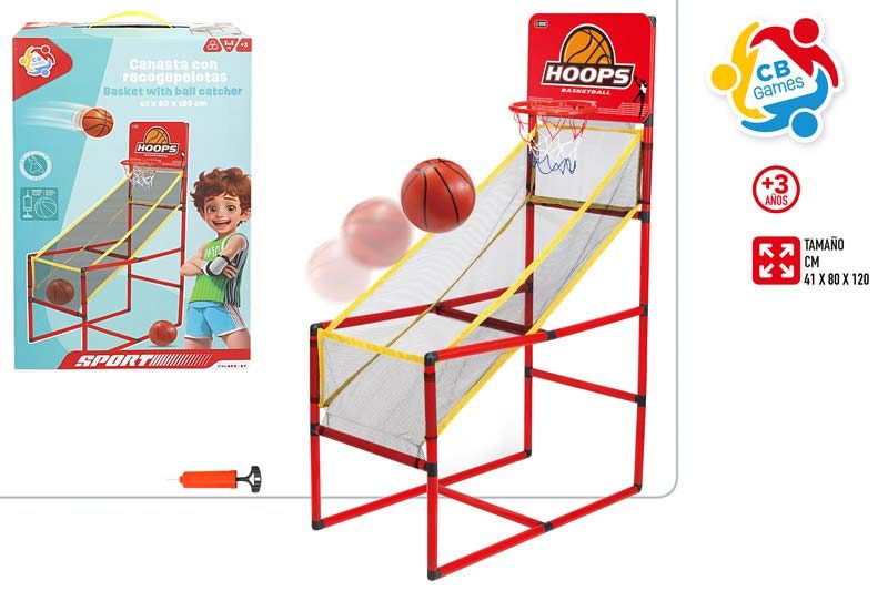 [147183] Canasta Basket con Recogepelotas 41 x 80 x 120 CM