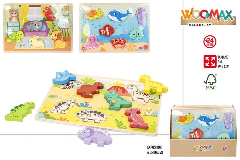 [147380] Puzzle Madera Animales