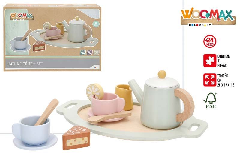 [147208] Juego de Te Madera 11 PZAS + 24 Meses