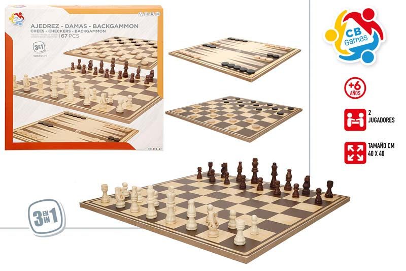 [147211] Juego de Ajedrez y Back