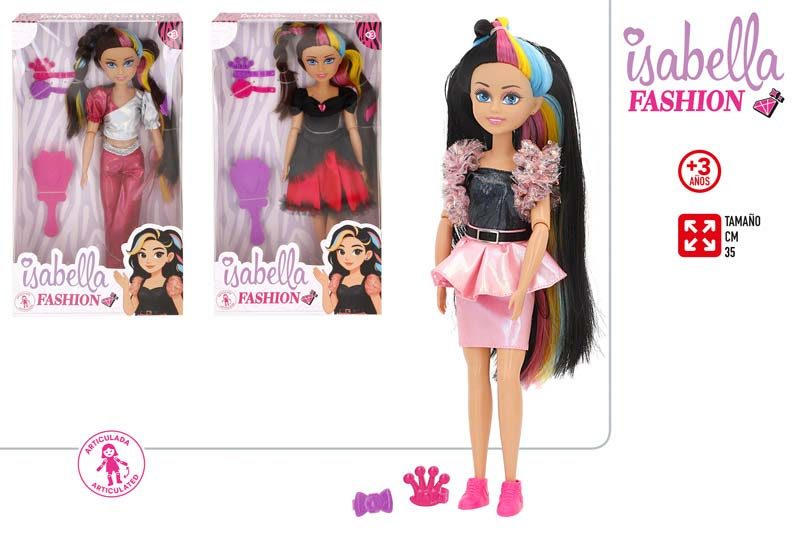 [147212] Muñeca Fashion Isabella 35 CM