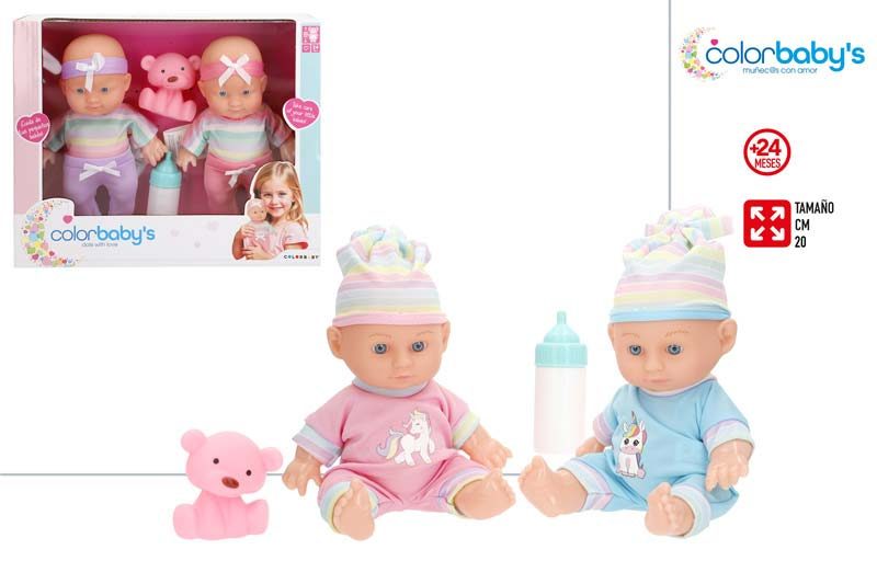 [147218] Bebe con Accesorios 2 UDS
