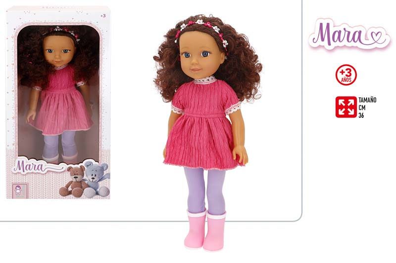 [147230] Muñeca Casual Mara 36 CM + 3 Años
