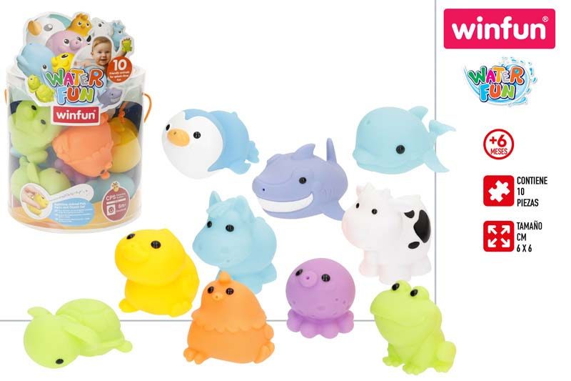 [147247] Animales de Baño Winfun + 6 Meses 10 UDS