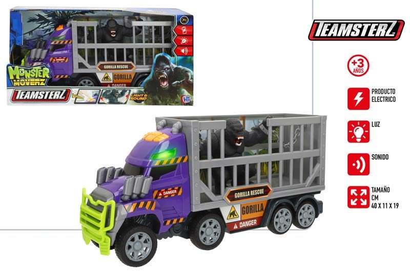 [147266] Camion Rescate Gorila Luz y Sonido