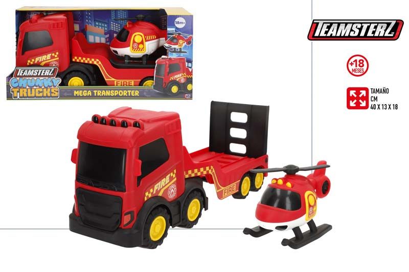 [147271] Camion Bomberos con Helicoptero + 18 Meses