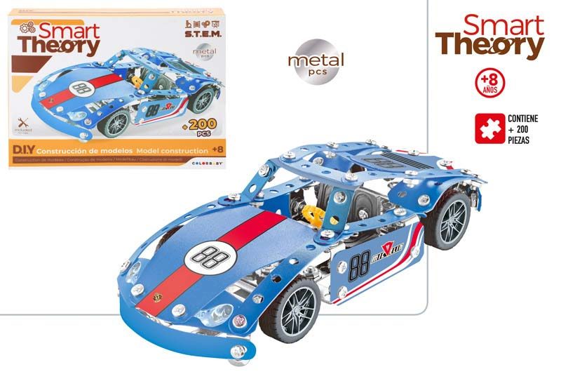 [147280] Smart Theory Construccion Metal 200 PZAS + 8 Años