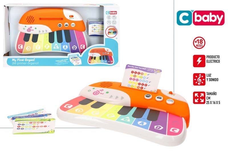 [147281] Organo Musical Baby Electrico + 18 Meses