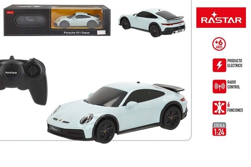 Coche Rc Porsche 911 Dakar 1:24 + 6 Años