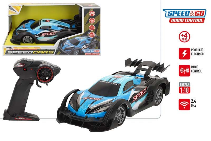 [147290] Coche Rc Speed Cars 1:18 2.4G