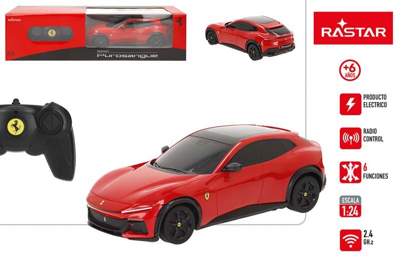 [147296] Coche Rc Ferrari 1:24