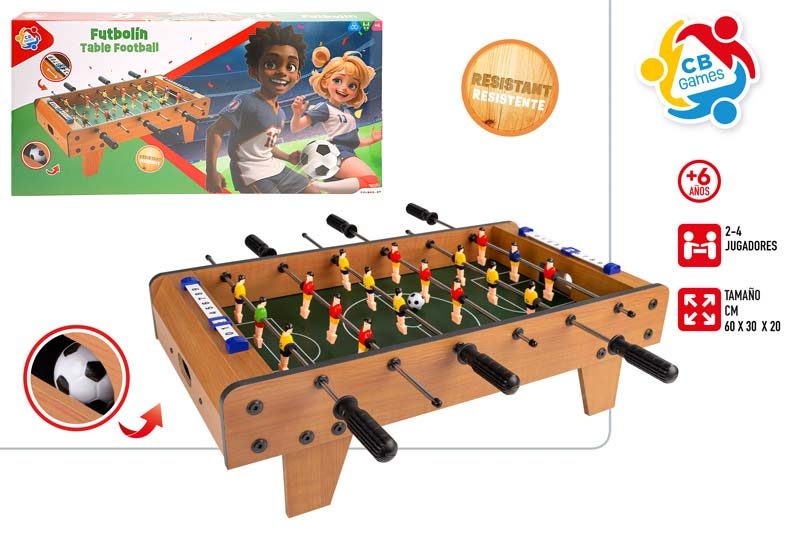 [147297] Futbolin Madera 60 x 30 CM