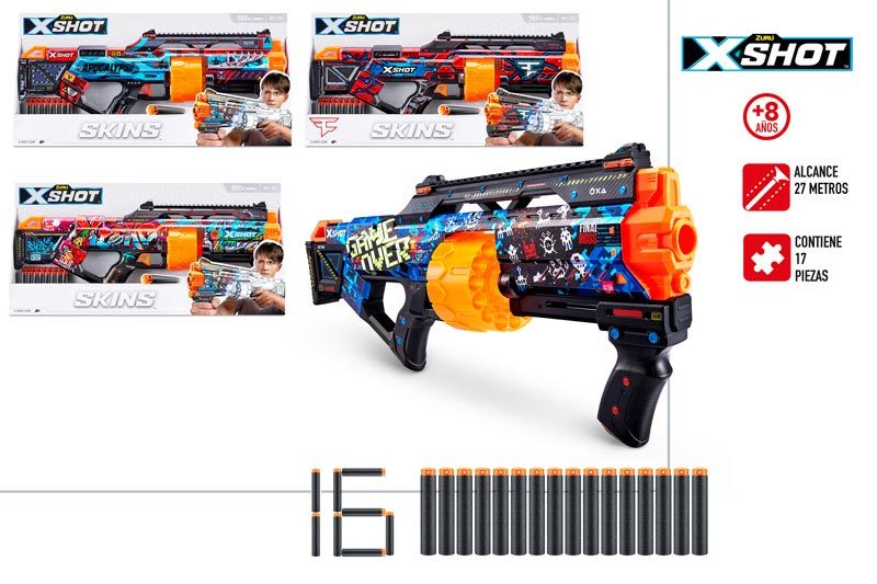 [147307] X-Shot Rifle Last con 16 Dardos +8 Años