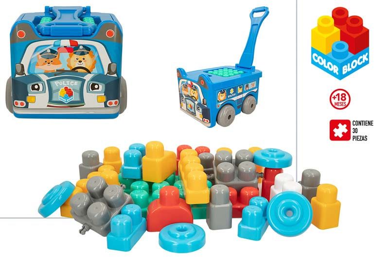 [147310] Trolley Coche Blocks 30 PZAS