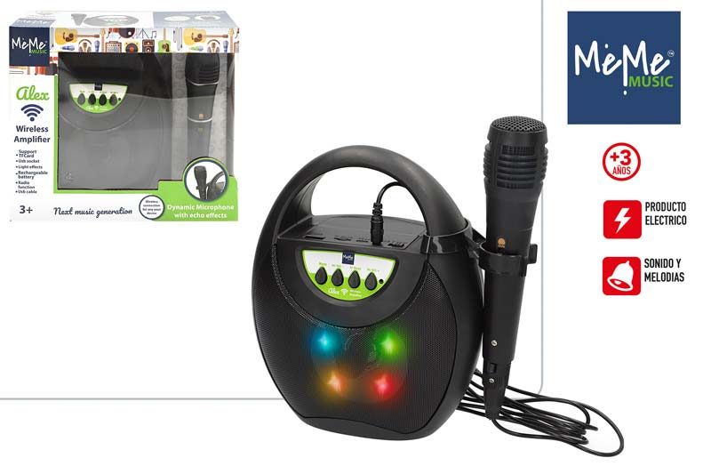 [147312] Altavoz Karaoke Electrico Wireless + 3 Años