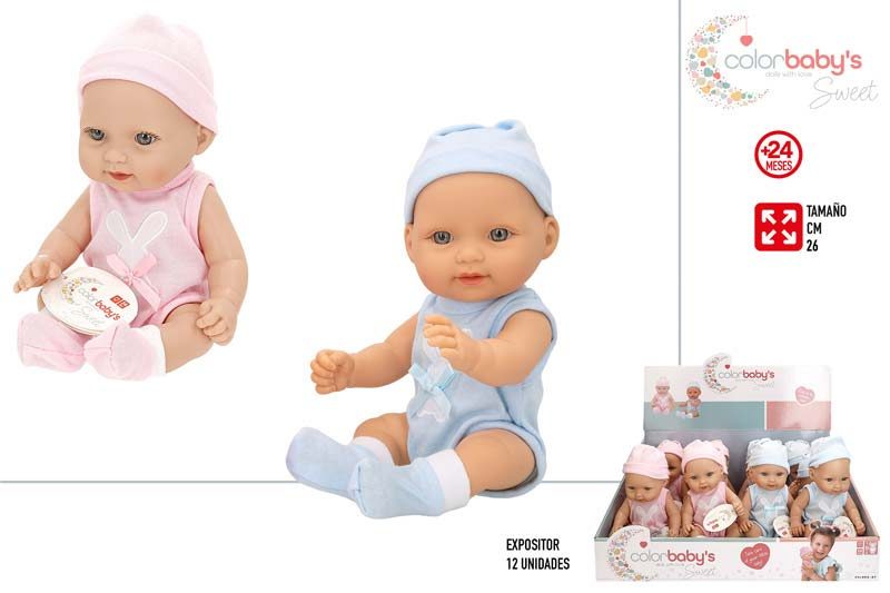 [132444] Muñeca 26 CM Surtidas + 24 Meses