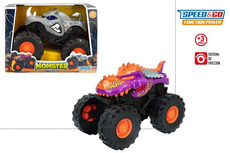 [139165] Coche Friccion Monster 4X4 1:16 + 3 Años