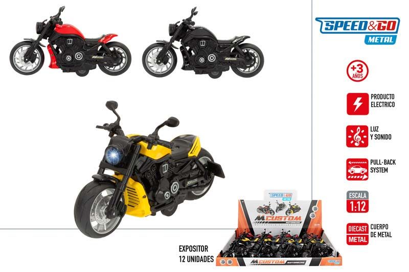 [147333] Moto Metal 1:12 Custom Sonido