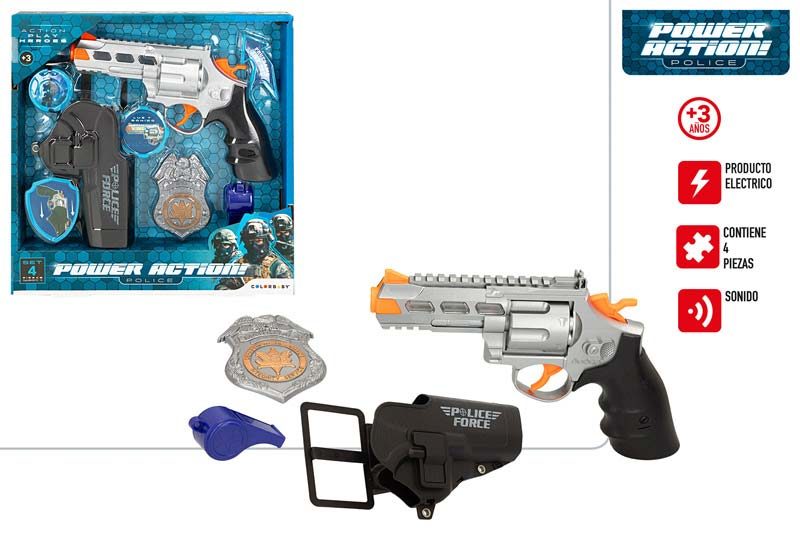 [147336] Action Power Set Policia con Luz