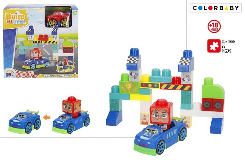 [147350] Set Bloques Vehiculos Racers 25 PZAS