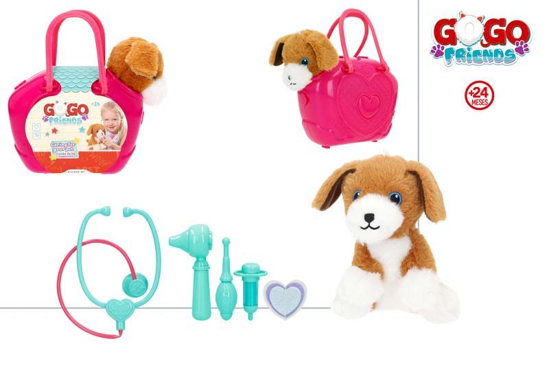 [140094] Gogo Friendas Peluche Perrito con Bolso y Accesorios