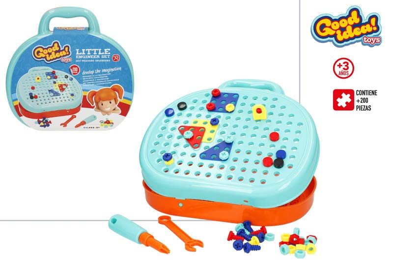[147358] Maletin Set Pequeño Ingeniero 200 PZAS