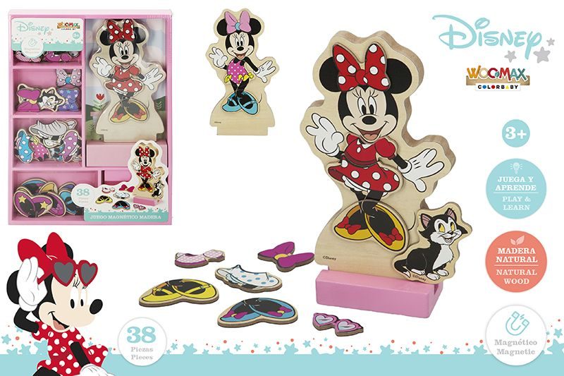 [116465] Vestidos Magneticos Minnie 38 PZAS + 3 Años