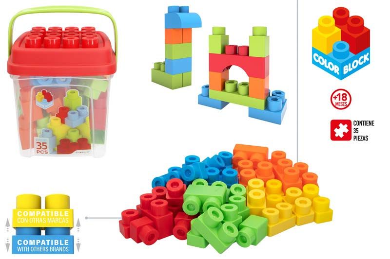 [124896] Cubo Blocks Colores 35 PZAS