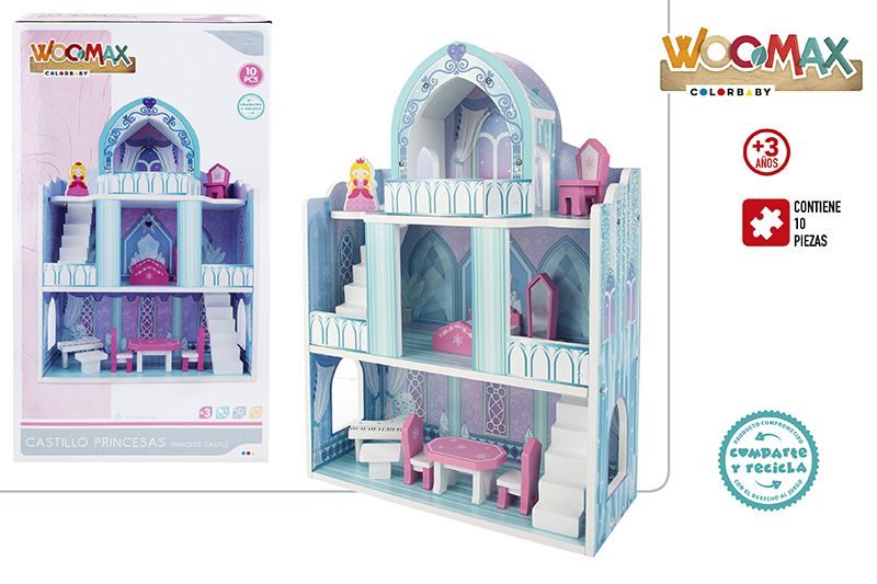 [147360] Castillo Princesas Amadera 37 x 15 x 53.5 CM 10 PZAS