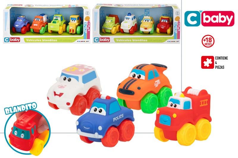 [131659] Vehiculos Infantiles Baby 4 UDS