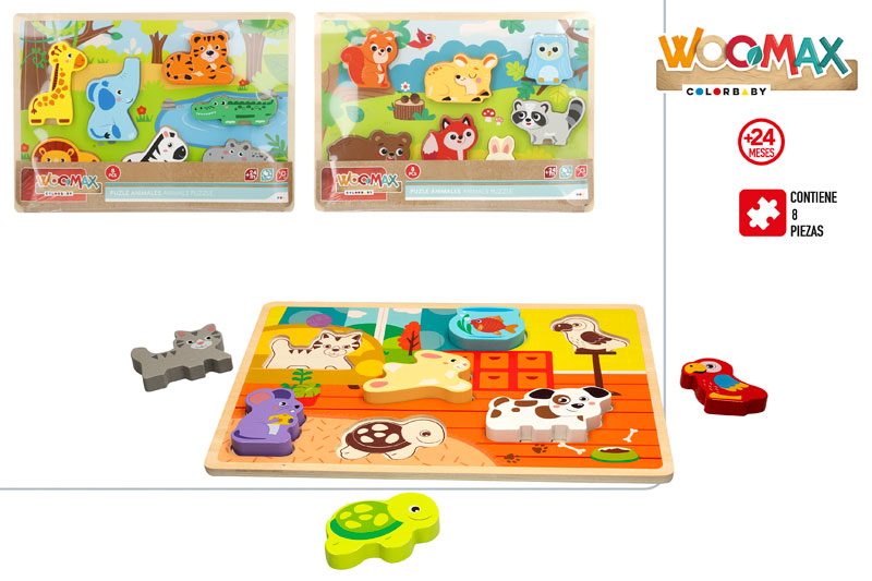 [147366] Puzzle Madera 8 PZAS + 24 Meses