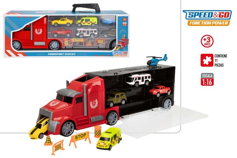 [131729] Camion Portacoches con Vehiculos