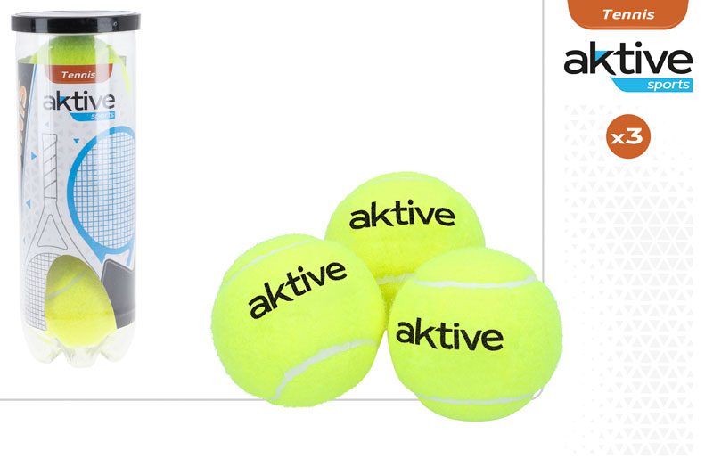 [101493] Pelotas Tenis en Bote 3 UDS