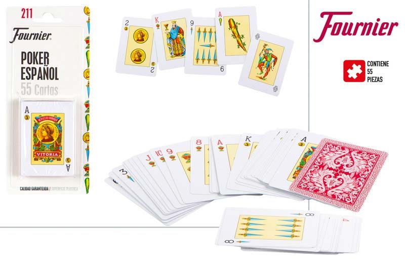 [87309] Baraja Naipes Poker Español 55 Cartas