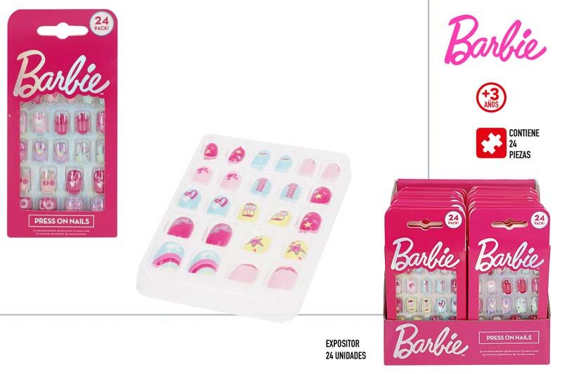 [147375] Uñas Postizas Barbie 24 PZAS