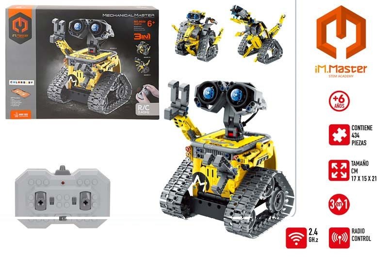 [147377] Mechanical Master Construccion con Mando 434 PZAS + 6 Años