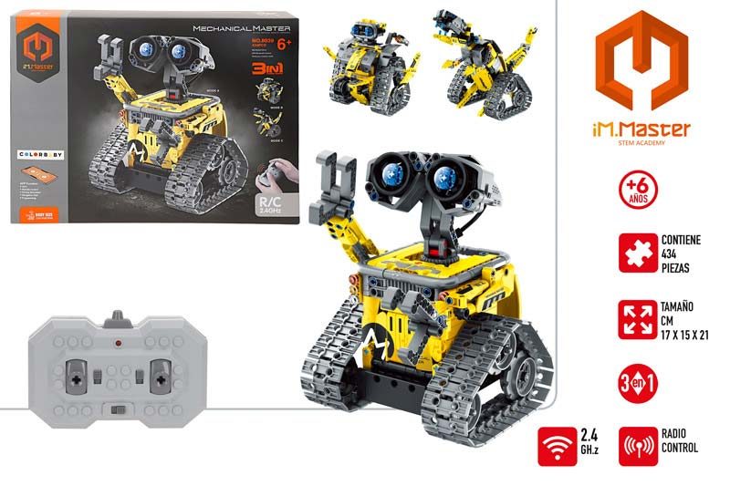 [147377] Mechanical Master Construccion con Mando 434 PZAS + 6 Años