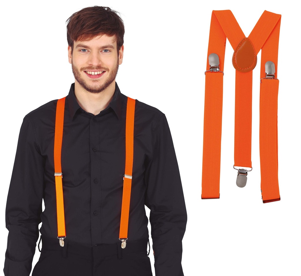 [152207] Tirantes Naranja Neon