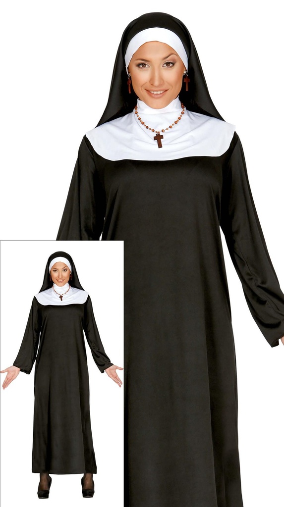 [134020] Disfraz Monja Adulta Talla L