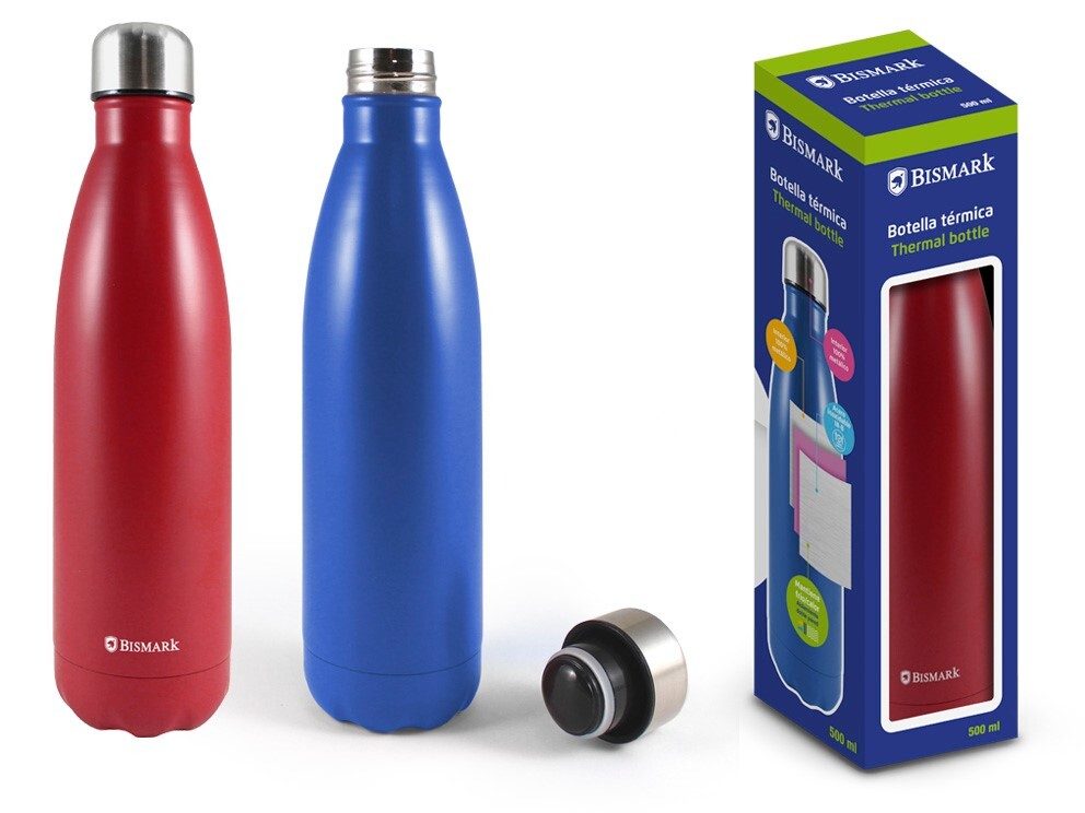 [152389] BOTELLA TERMICA COLORES 500 ML BISMARK