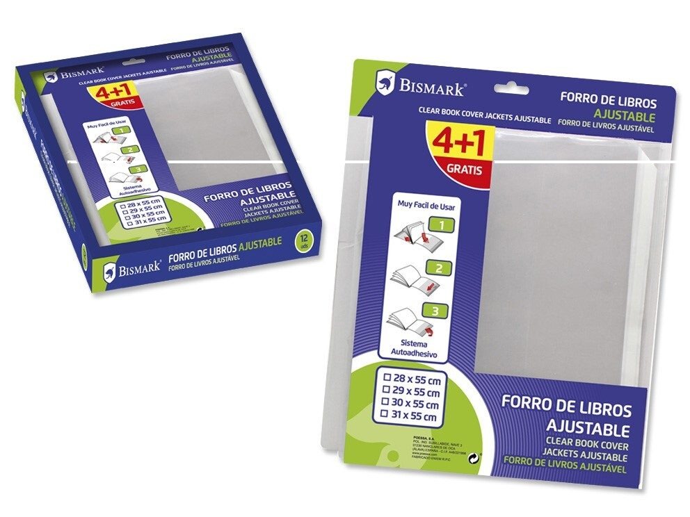 [69287] FORRALIBROS BISMARK AJUSTABLE 29 X 55 CM 4 + 1 UDS