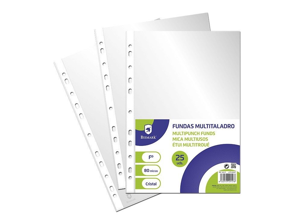 [135876] FUNDA MULTITALADRO CRISTAL 80 MICARAS 25 UDS