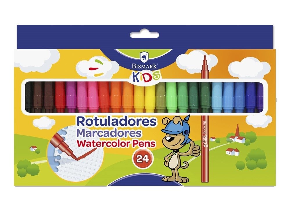 [143707] ROTULADORES 24 COLORES BISMARK