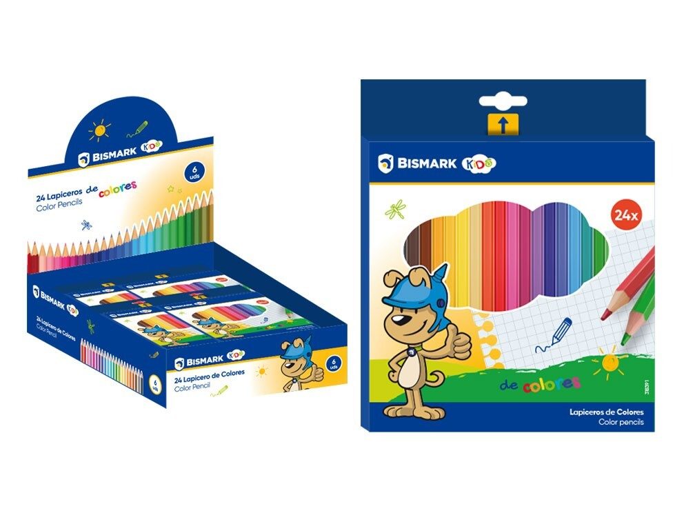 [151675] LAPICEROS 24 COLORES BISMARK KIDS