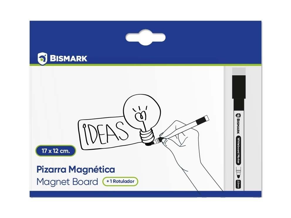 [151700] PIZARRA MAGNETICA CON ROTULADOR 17 X 12 CM BISMARK