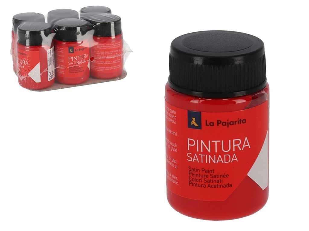 [114775] TEMPERA PAJARITA SATINADA BERMELLO 35 ML L-07