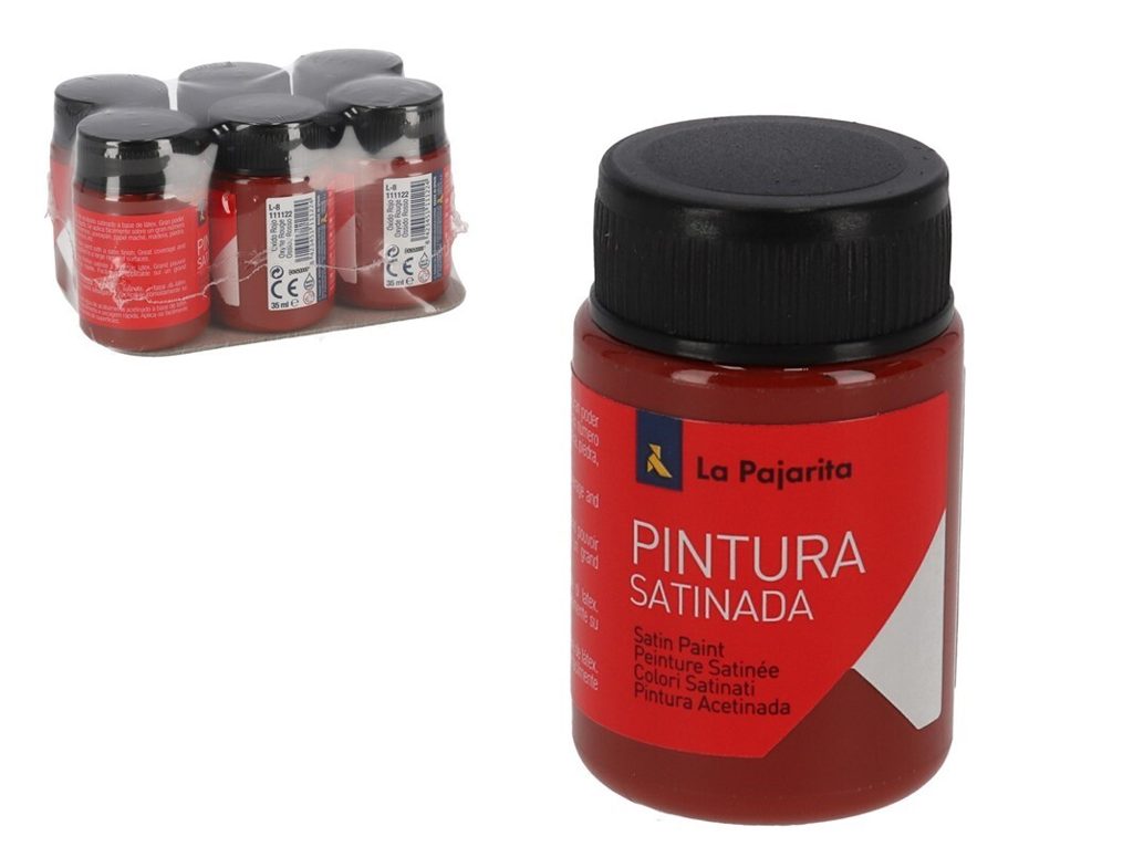 [114782] TEMPERA PAJARITA SATINADA OXIDO ROJO 35 ML L-08 REF111224