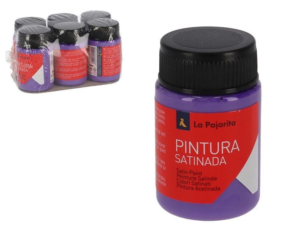 [114785] TEMPERA PAJARITA SATINADA VIOLETA 35 ML L-13